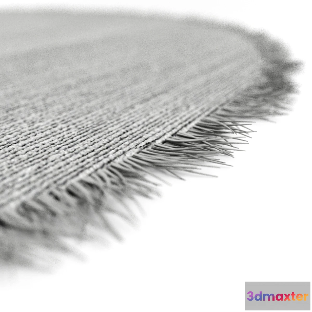 625121 - Shaggy carpet with round piping