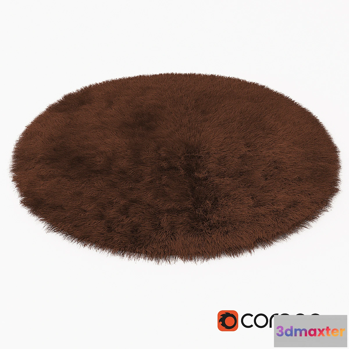 646245 - Carpet Snow H169-brown round