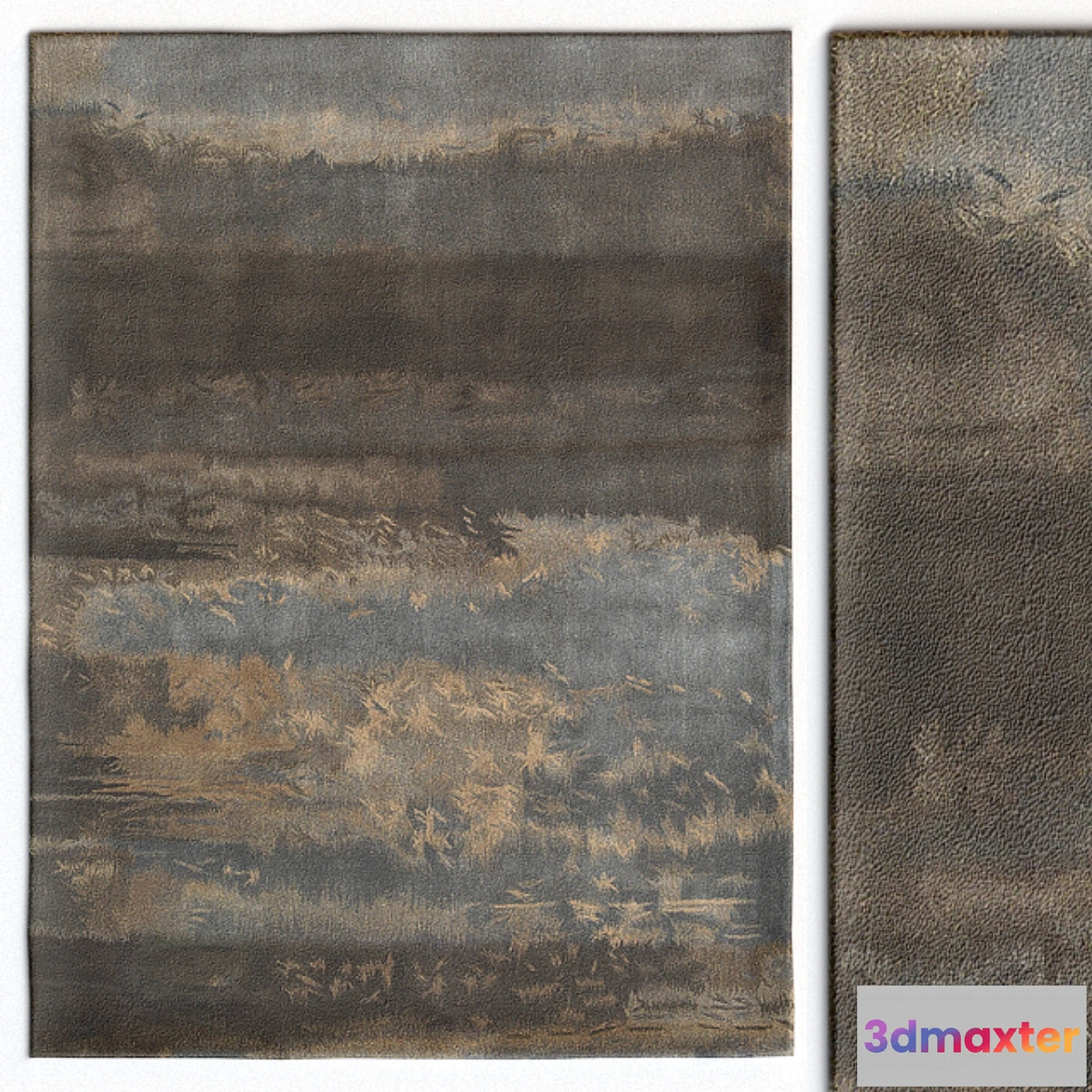 650583 - Rug Calvin Klein Home Luster Wash Chrome Rug - No.2