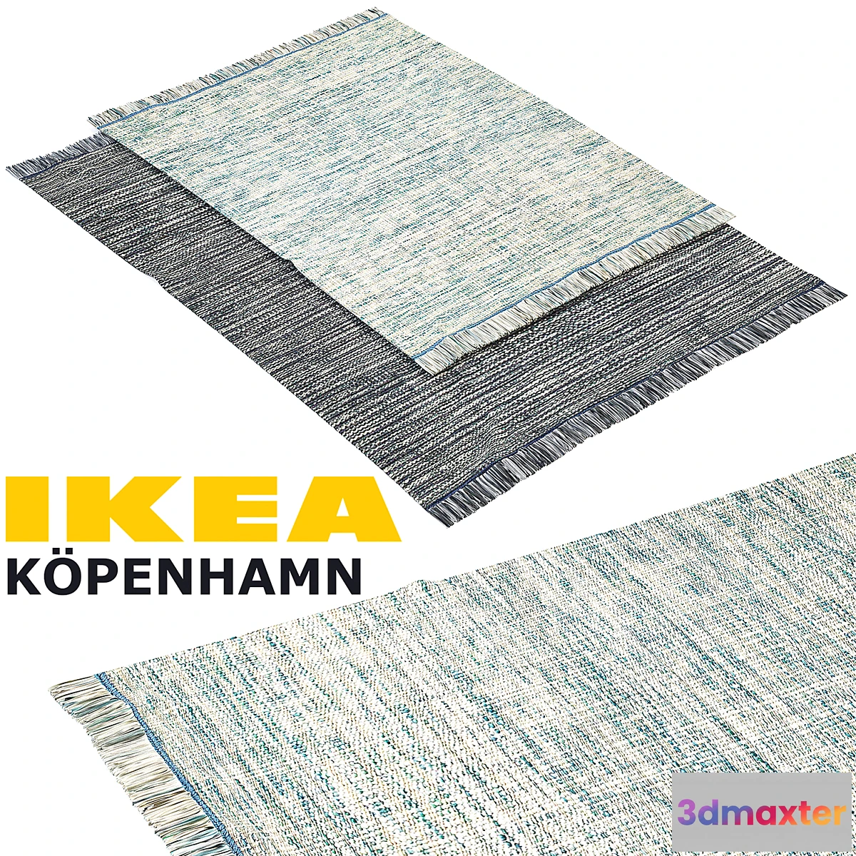 663399 - IKEA KOPENHAMN (COPENHAGEN) RUG SET
