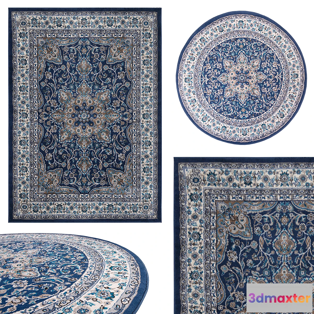 667633 - Violet Navy Oriental