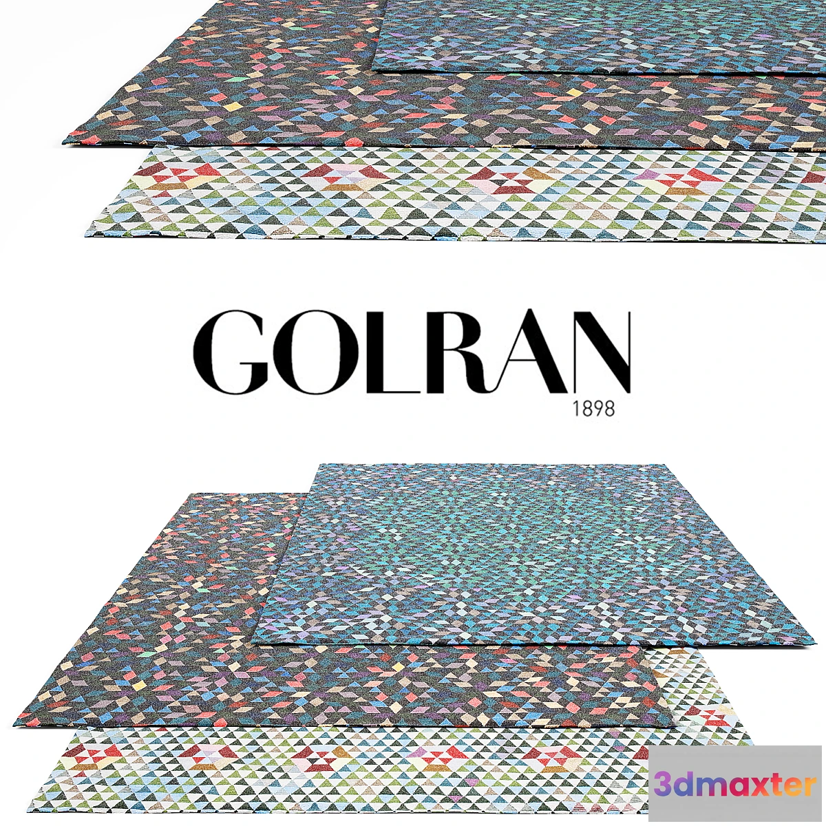 672517 - Golran Triangles Rug Set 1