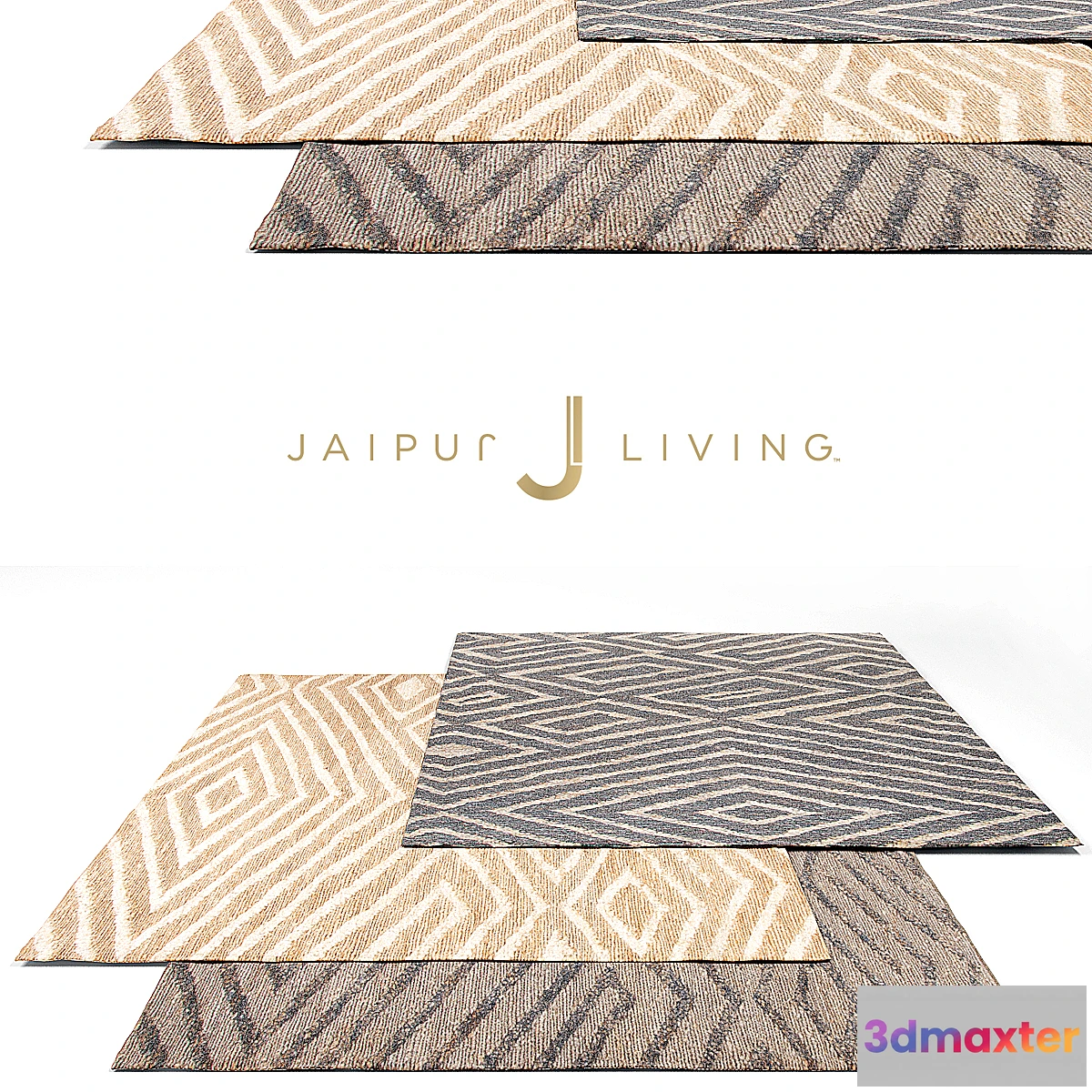 672575 - Jaipur Living Solid Rug Set 5