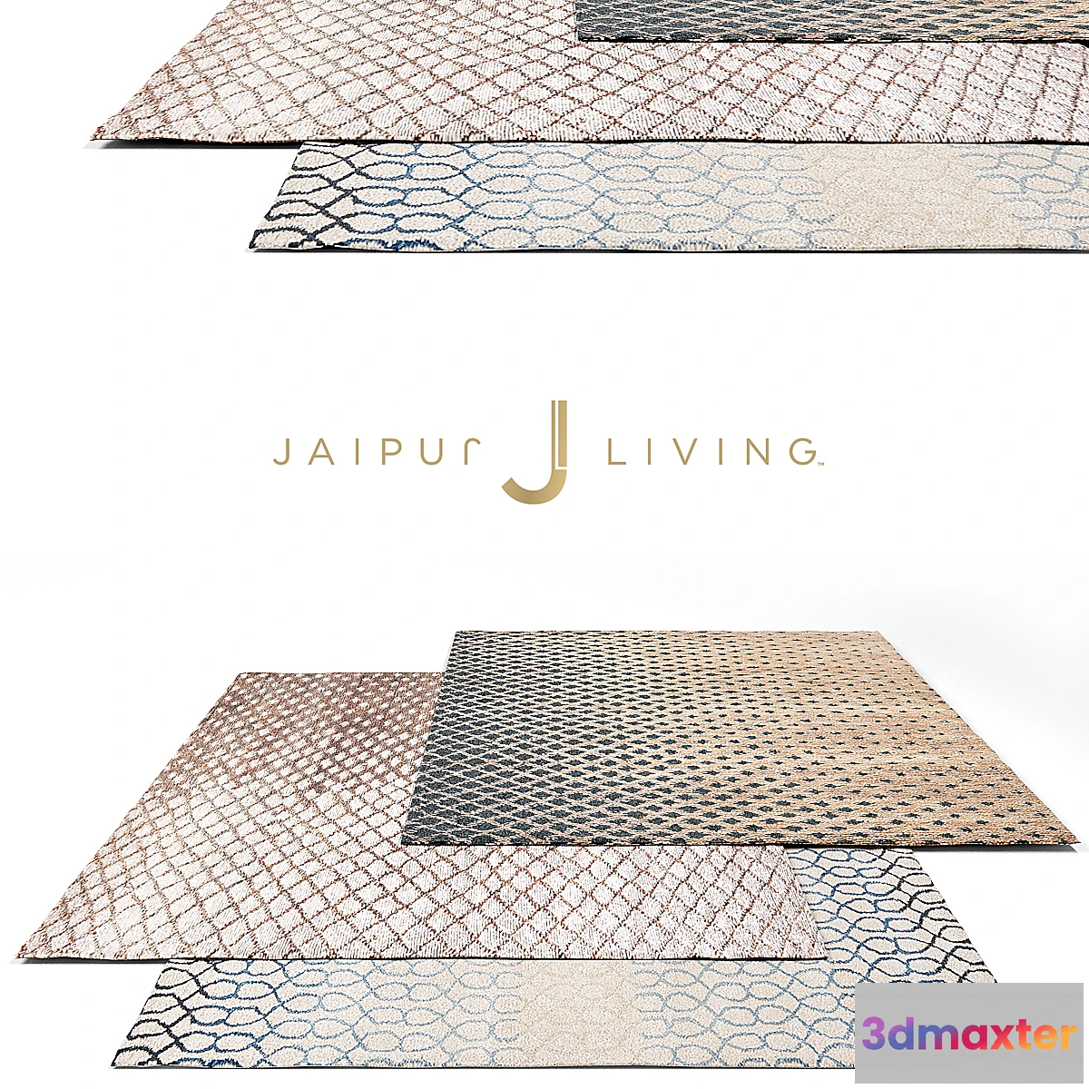 672577 - Jaipur Living Contemporary Rug Set 3