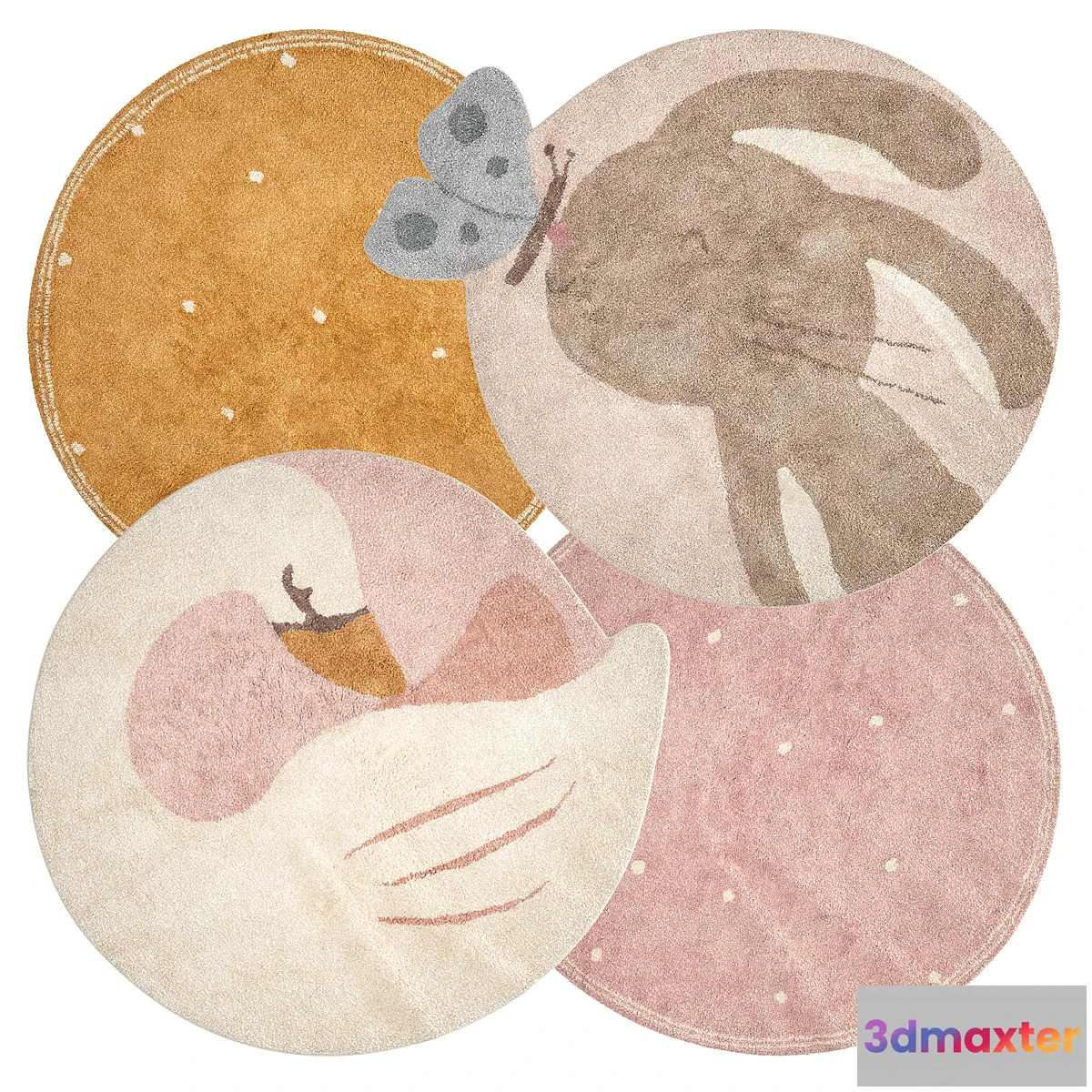 681814 - Kids Rugs set Little Dutch