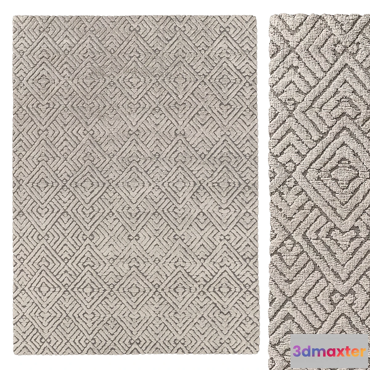 681834 - TALSARI HAND-KNOTTED SILK and WOOL RUG