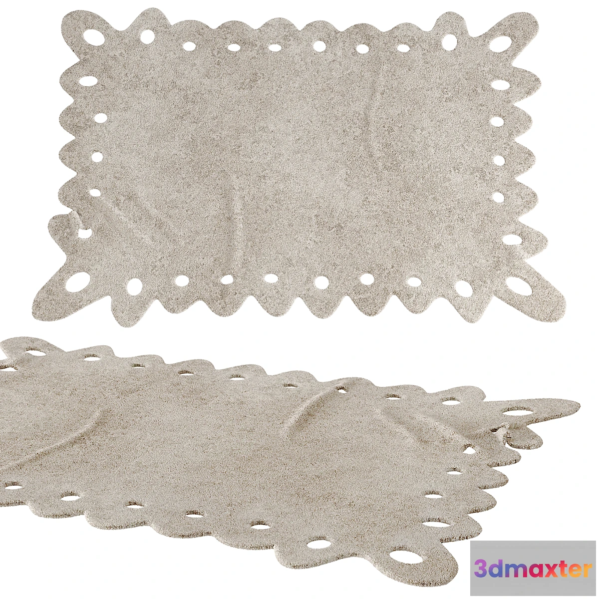 681852 - Carpet Lorena Canals Lace Cream