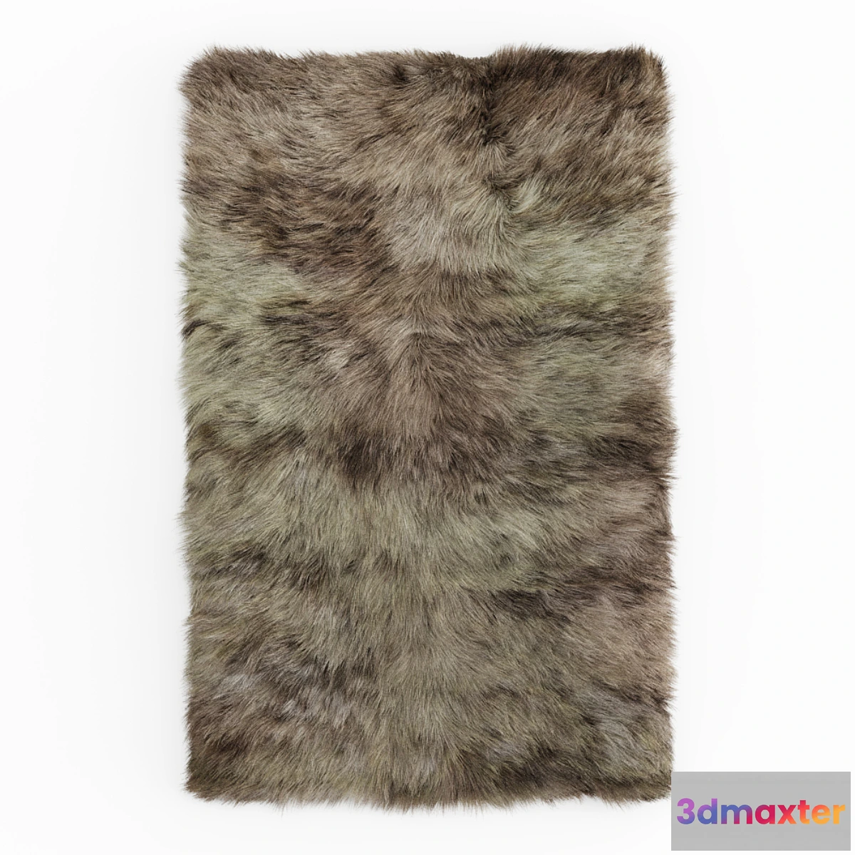 704280 - Shaggy Fur Camel Rug