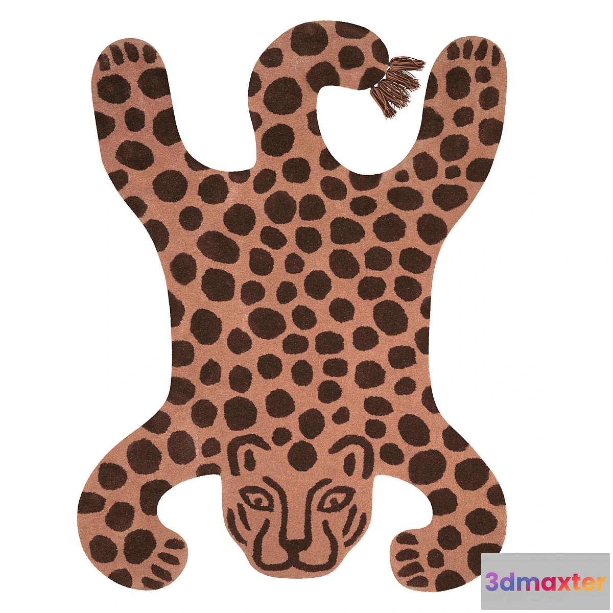 704346 - Tufted rug leopard ferm living