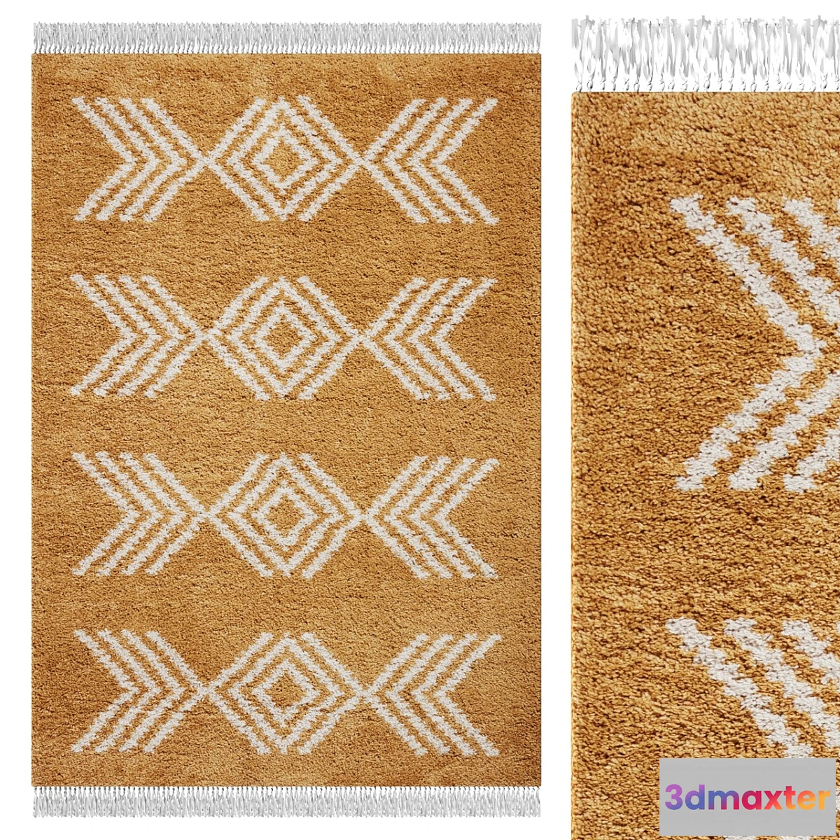 720276 - Carpet Think Rugs Boho 8886 Yellow - No.2