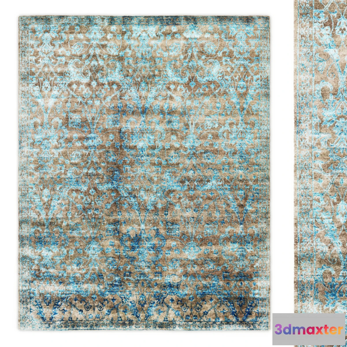 720548 - Custom Flore Hand-Knotted Rug RH - No.2