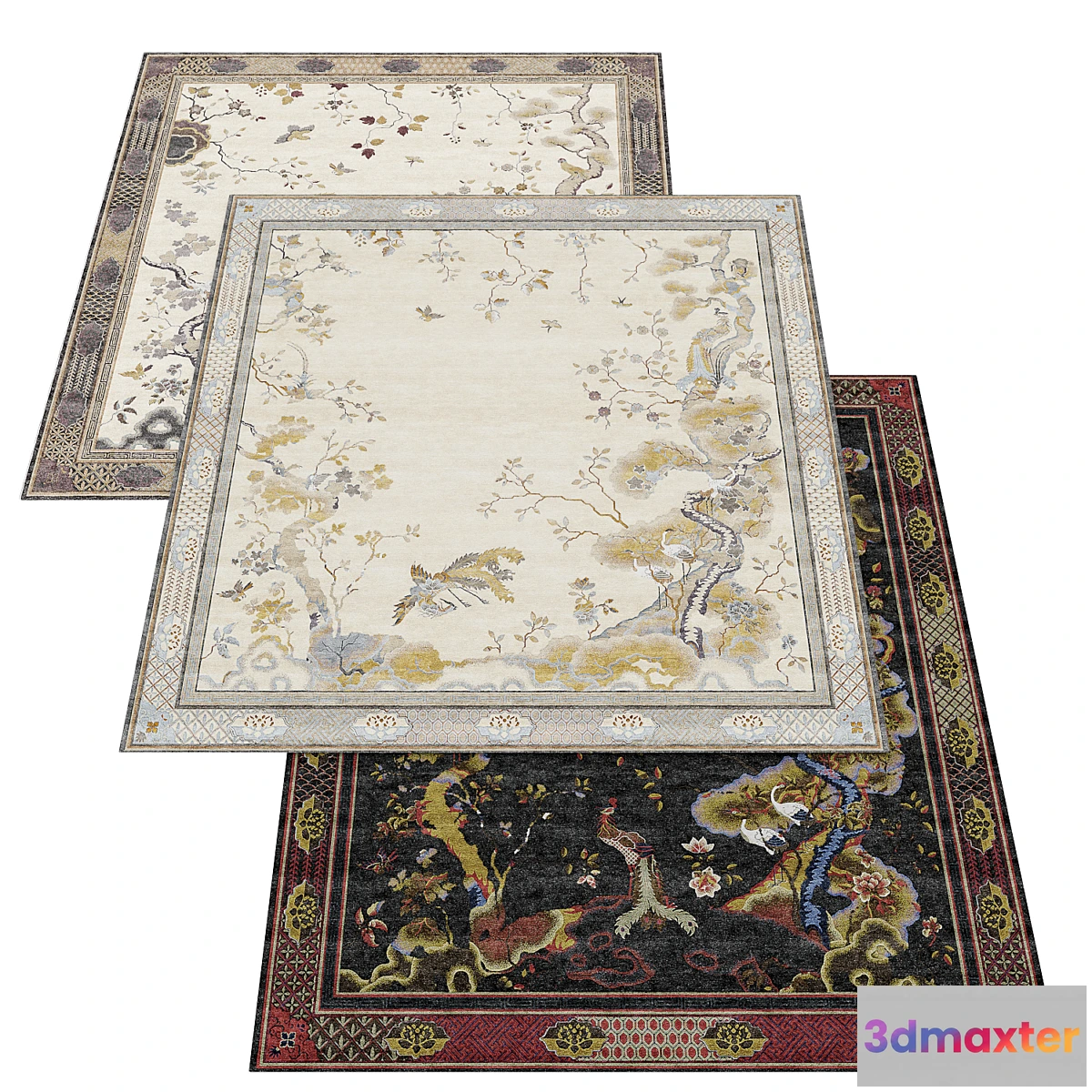 720566 - Tapis Rouge Chinoiserie - No.2