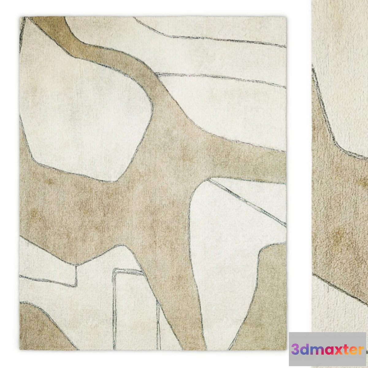 720586 - Lines II Fluide Rug by Toulemonde Bochart - No.2