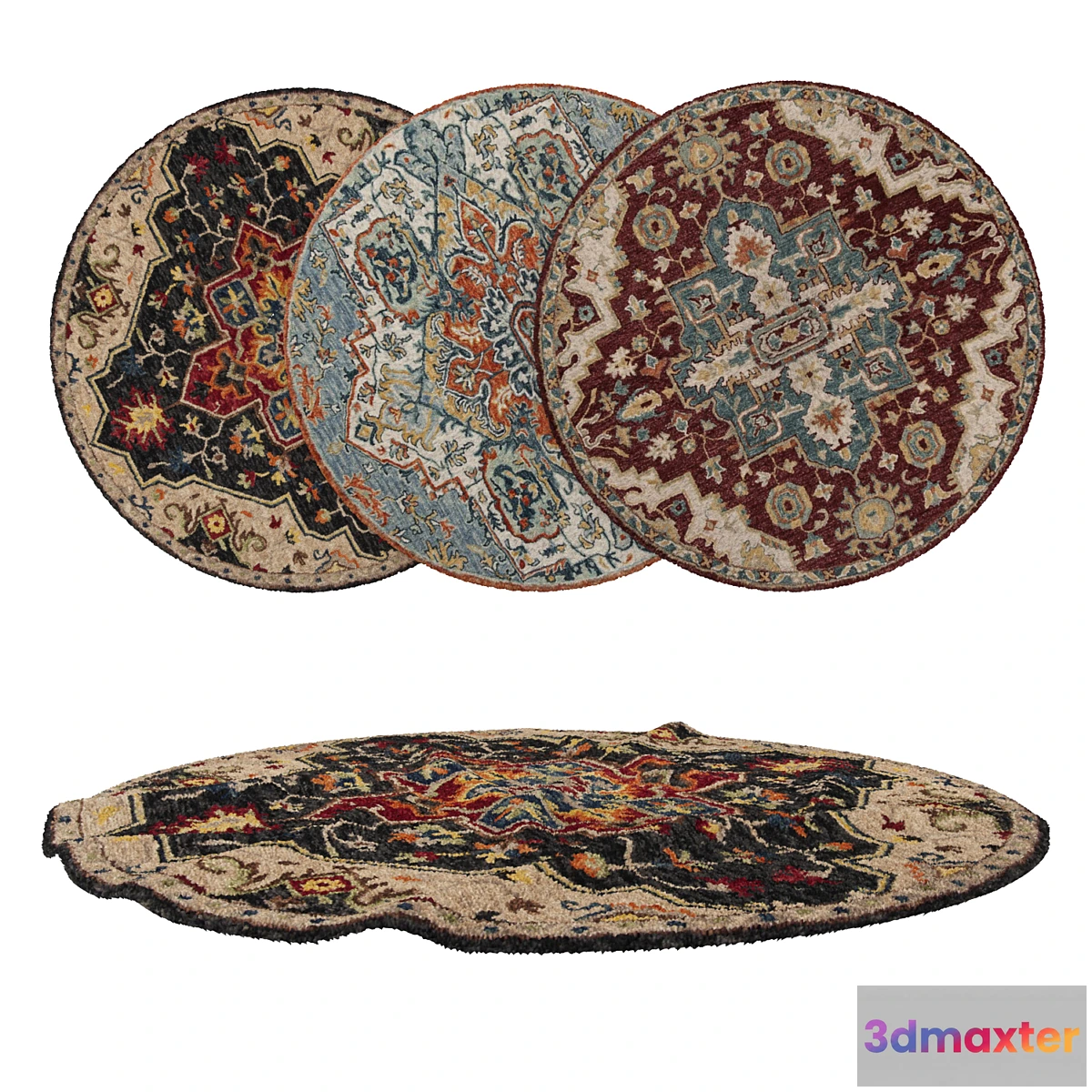 740757 - Round Carpets Set 20 - No.2