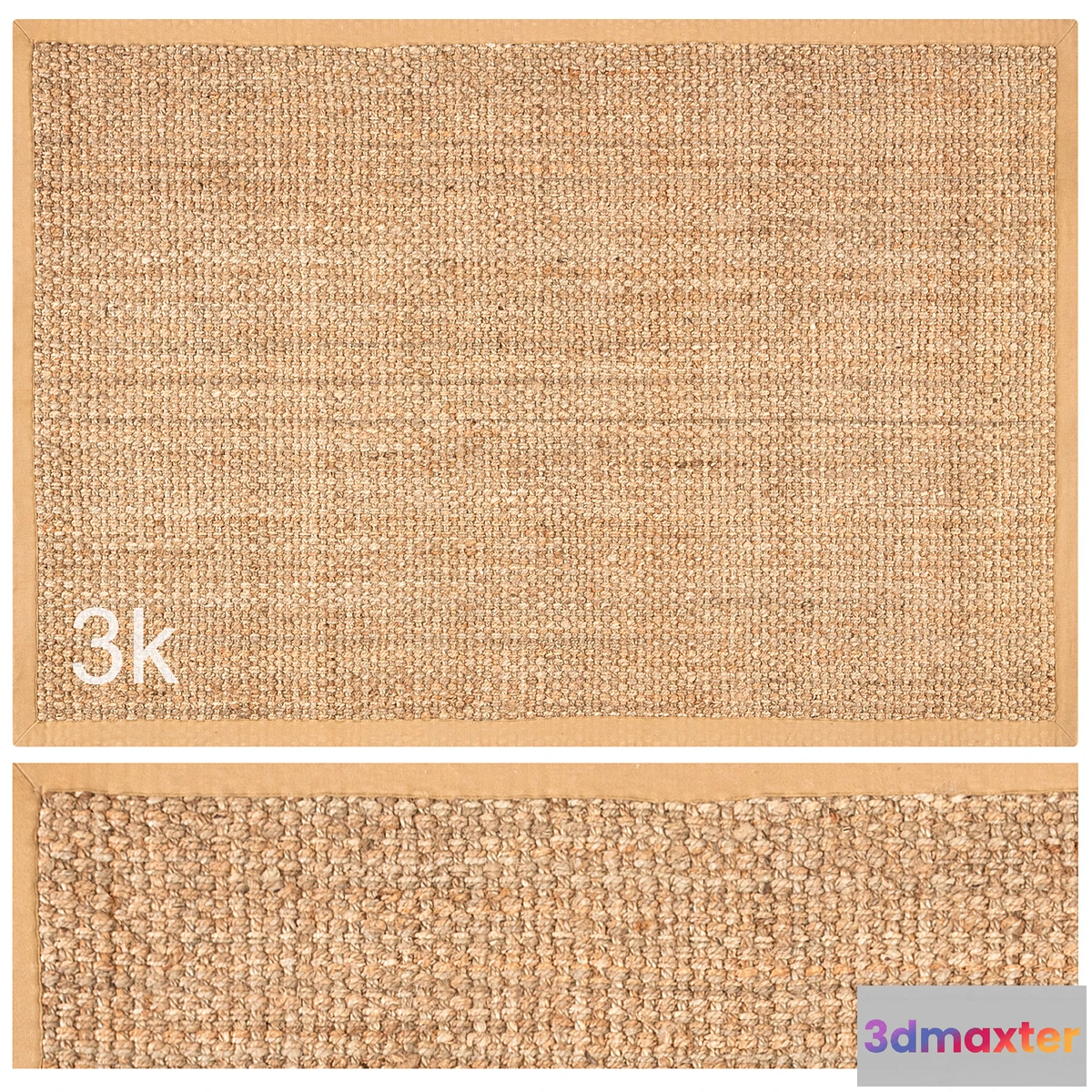 747171 - Carpet set 48 - Square Braided Jute _ 3K - No.2