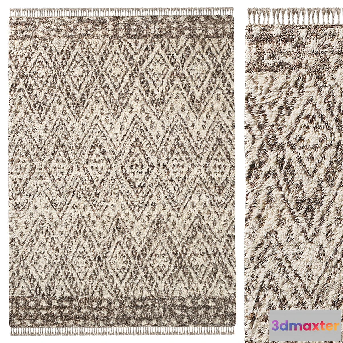 784310 - FAIZA BORDER WOOL RUG - No.2