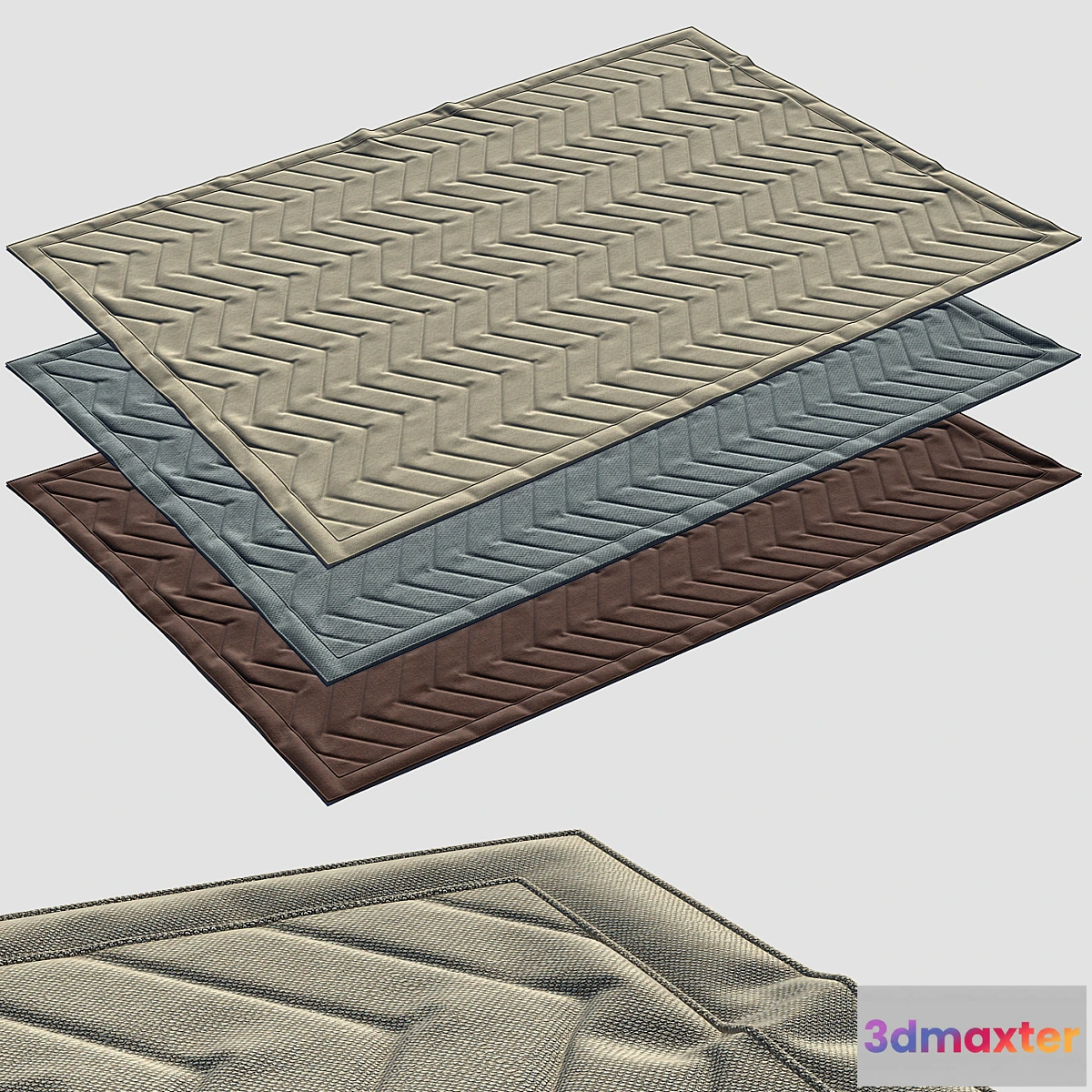 788930 - Carpet Cucumbers Zig-Zag - No.3