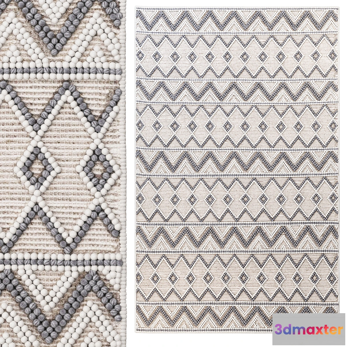 825688 - Pirlo Boho Farmhouse Wool Area Rug - No.3