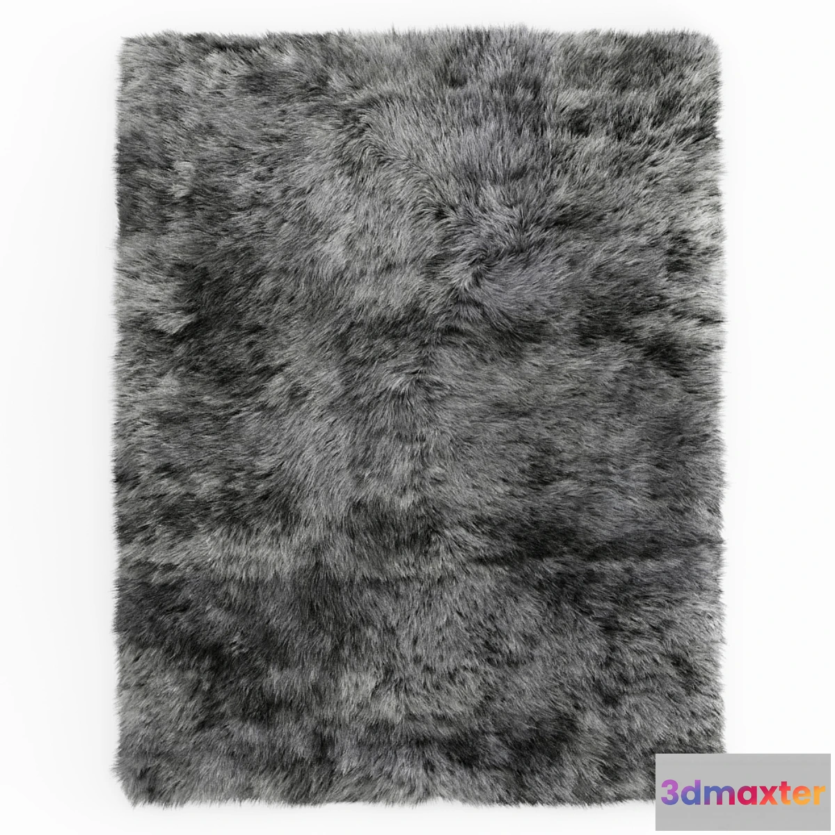 825782 - Shaggy Sheepskin Gray Rug - No.3
