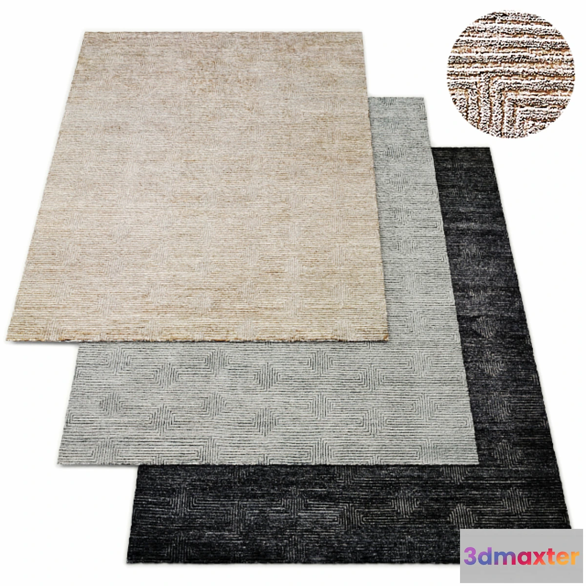 825912 - Labyrinth Hand-Knotted Rug RH Collection - No.3
