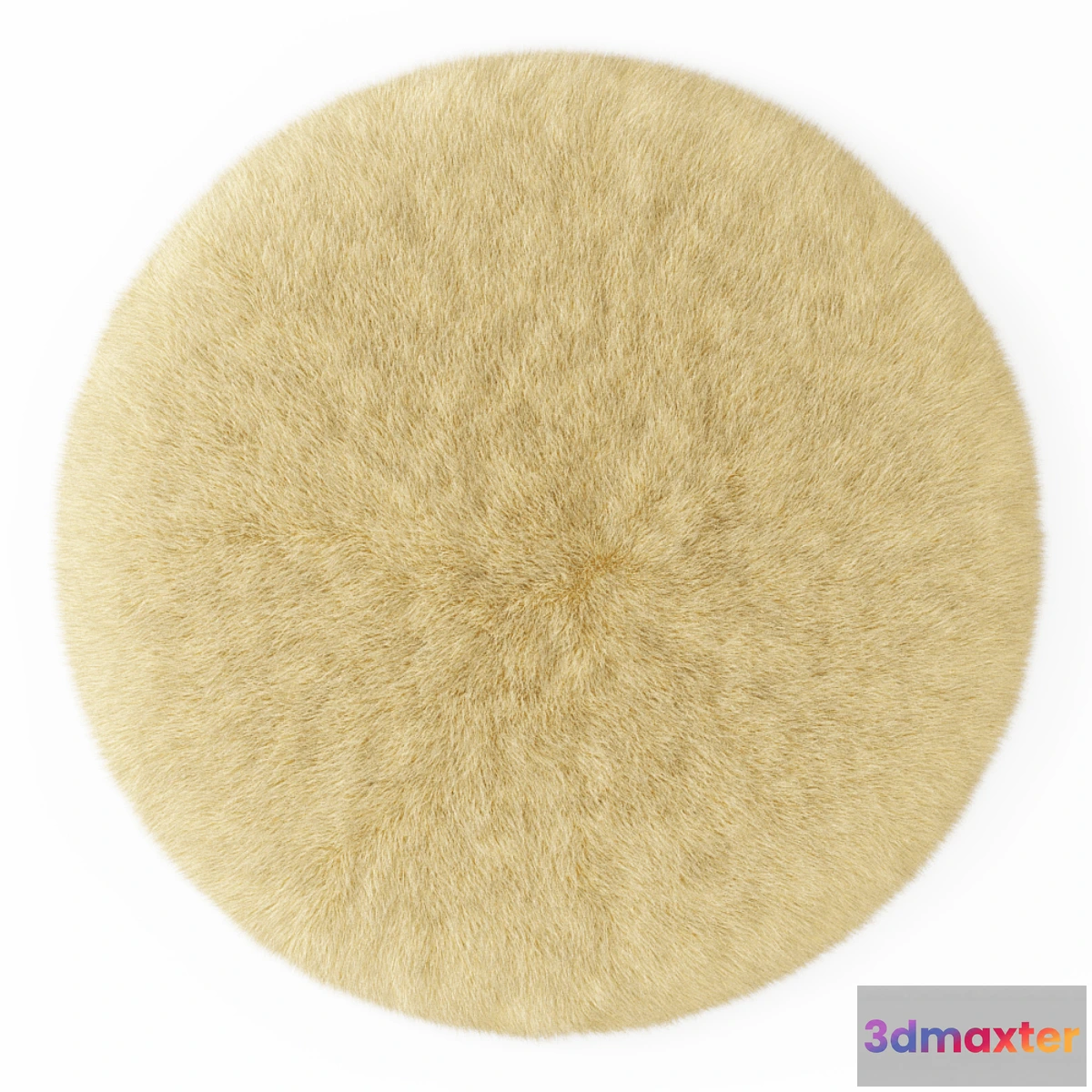 825994 - Round rug yellow - No.3