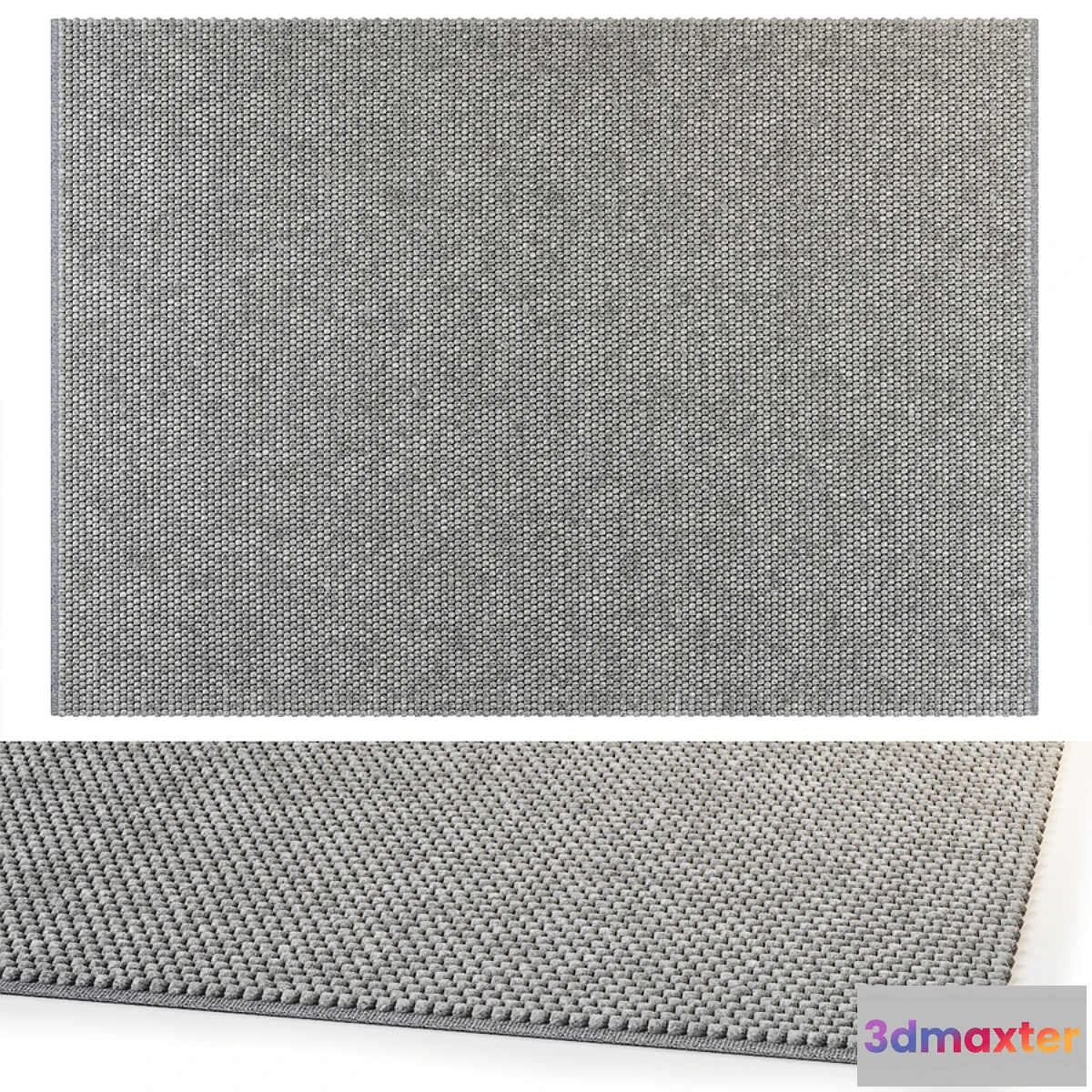 826122 - BENUTA WOOL RUG BEADS GRAY - No.5