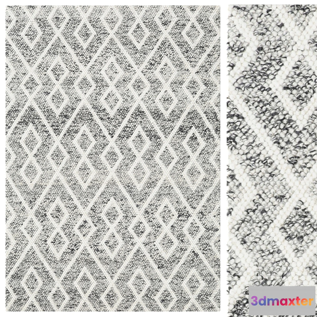 850297 - Carpet Hudson - Melange Black - No.3