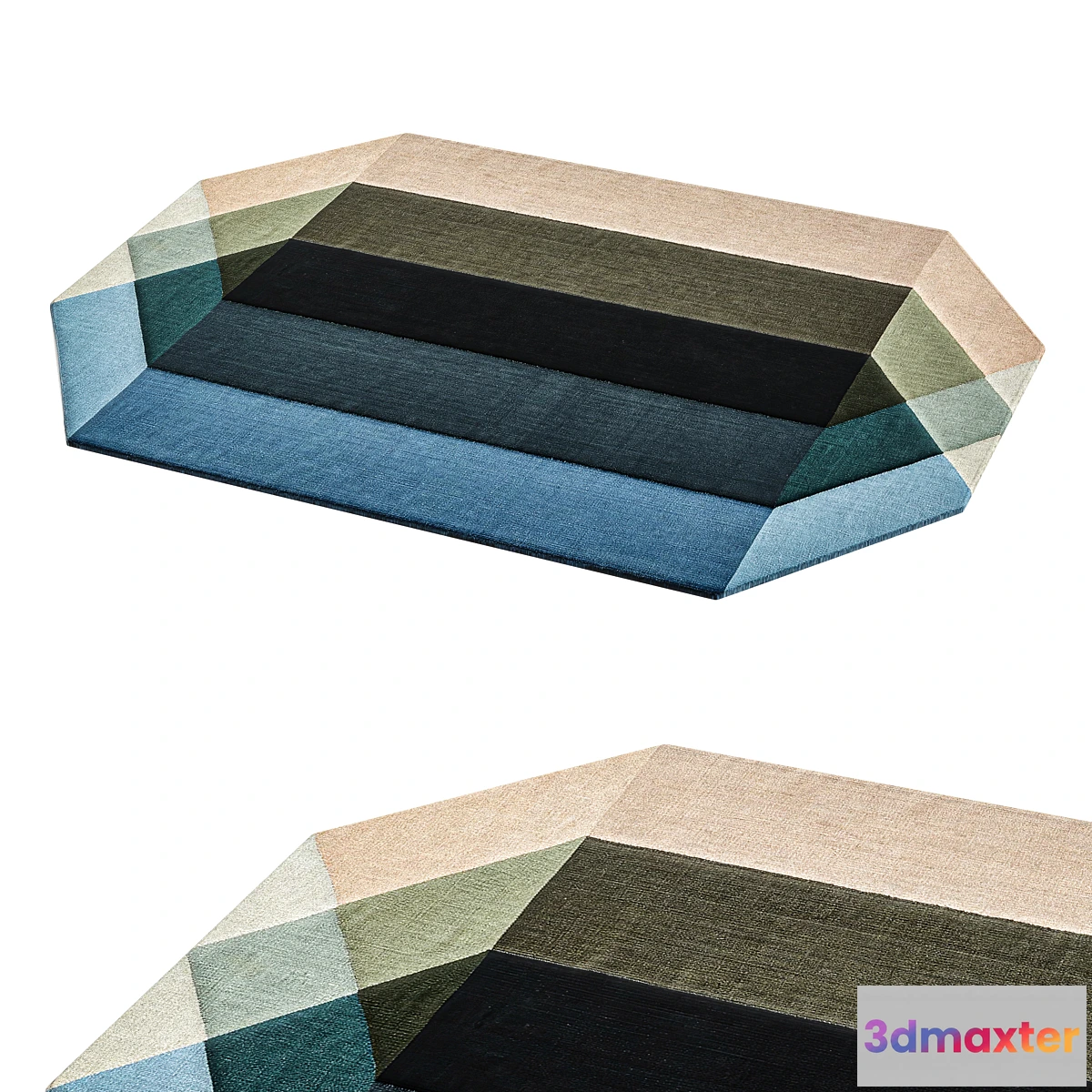 850383 - Kilim Diamond Rug by Gan - No.3