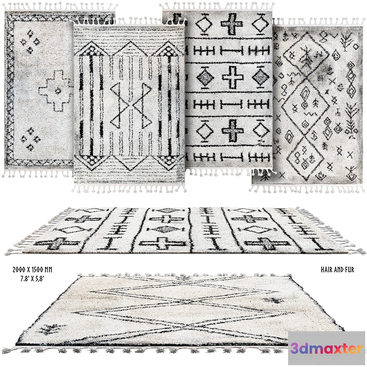 871607 - Scandinavian rugs set - No.4