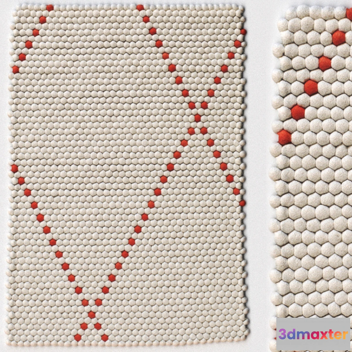 871659 - Carpet Hay Dot carpet Poppy Red rug - No.5