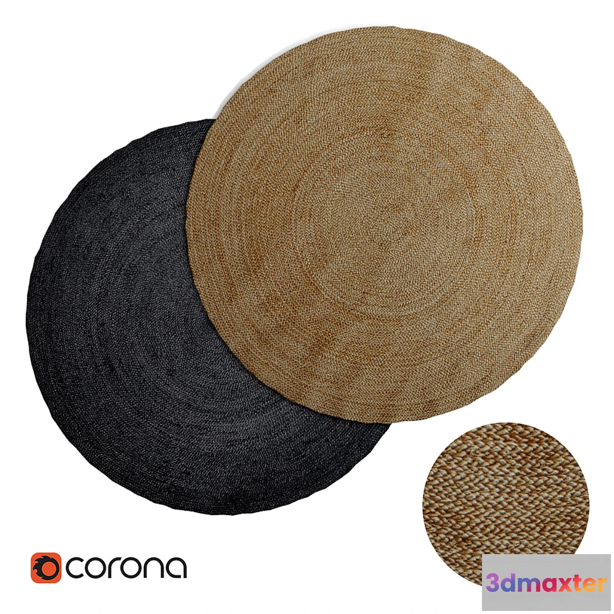 883512 - Round jute rug - No.8