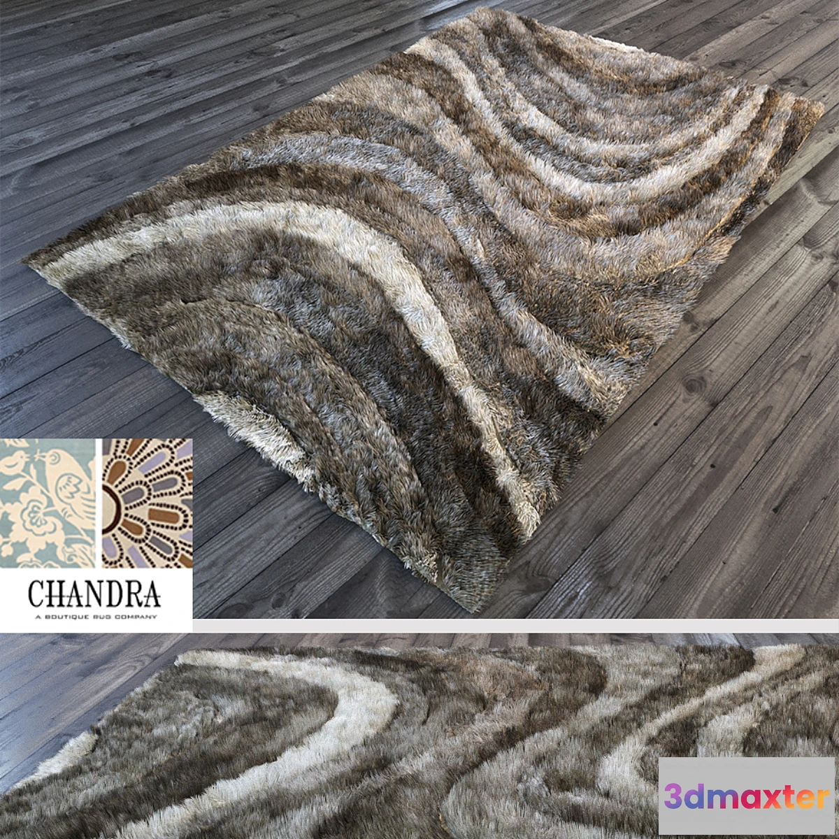 893002 - carpet Chandra Rugs Flemish FLE-51102 Rug - No.2