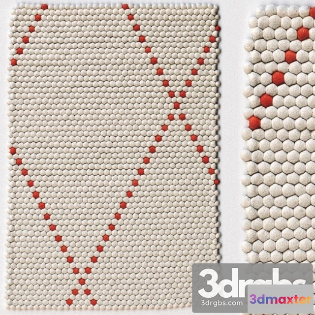 917634 - Carpet hay dot carpet poppy red rug