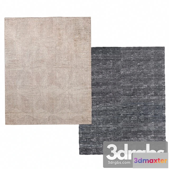917658 - Carpet mosaic hand-knotted silk by restoration hardware