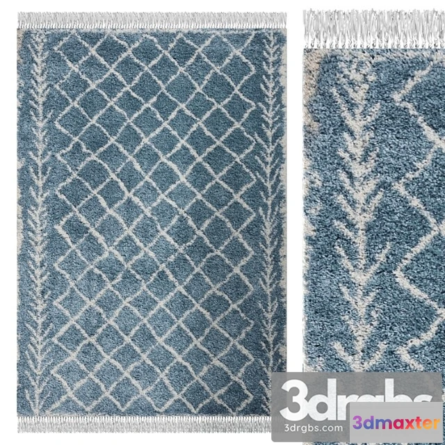 917744 - Carpet Think Rugs Boho 7043 Blue