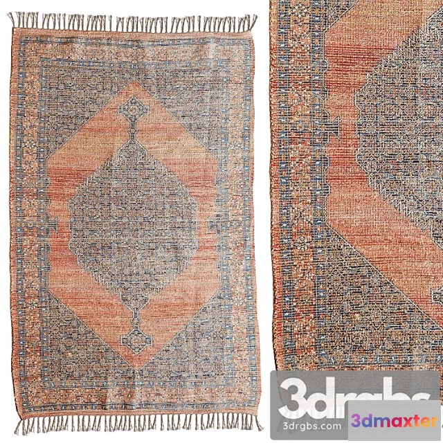 917760 - Carpet Urban Outfitters Adley Printed And Woven Rug