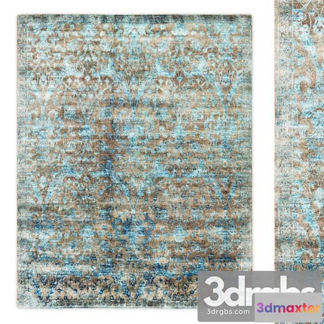 917990 - Custom flore hand-knotted rug rh