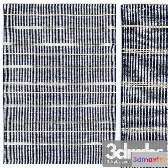 918010 - Dash & albert samson navy rug carpet