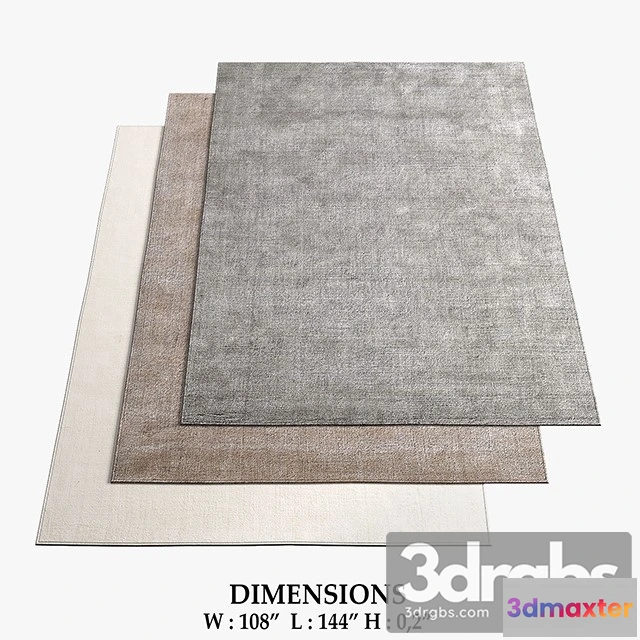 918080 - Felt Carpet Moderm Set 2