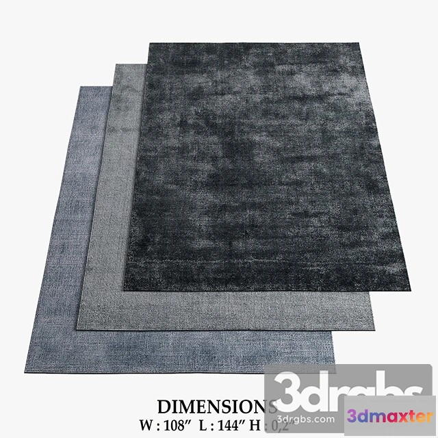 918082 - Felt Carpet Moderm Set 3