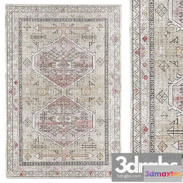 918334 - Kover Urban Outfitters Brighton Printed Rug