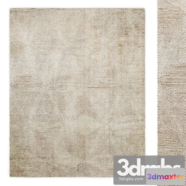 918480 - Mosaic Hand Knotted Silk Rug Rh