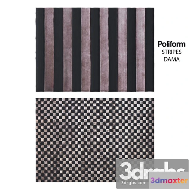 918612 - Poliform carpets dama stripes