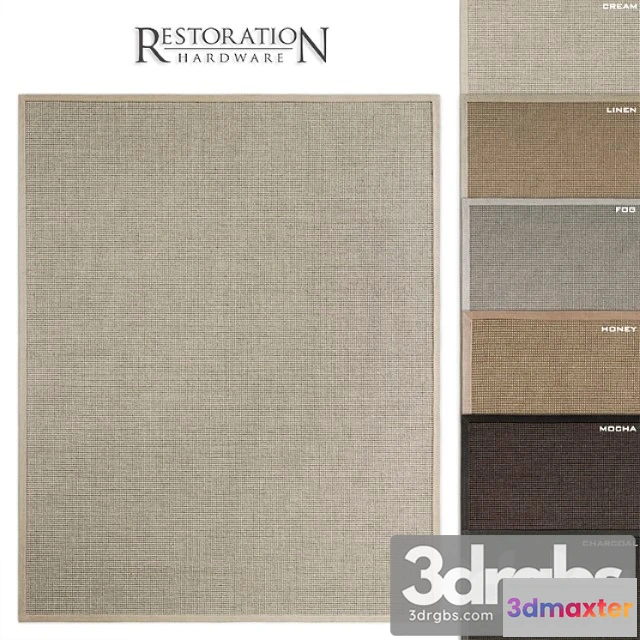 918690 - Rh belgian looped wool sisal rug