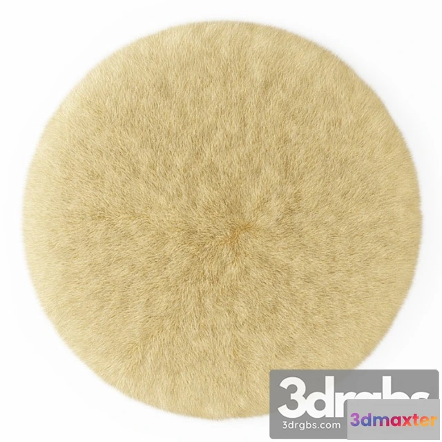 918760 - Round rug yellow