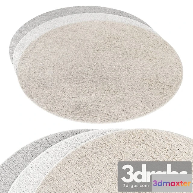918990 - Set of Round Pile Carpets 1