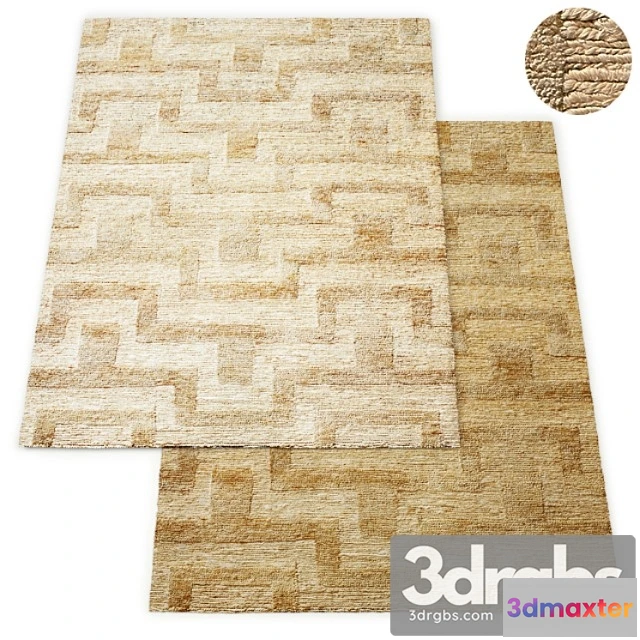 919188 - Wabi Sabi Hand Knotted Geo Jute Rug Rh Collection