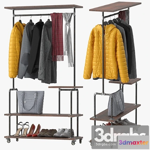 1017616 - Industrial clothing rack