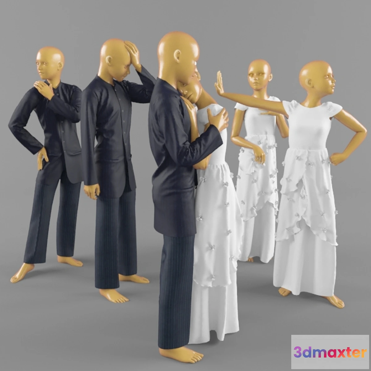 1267311 - Children’s clothing 3D Max