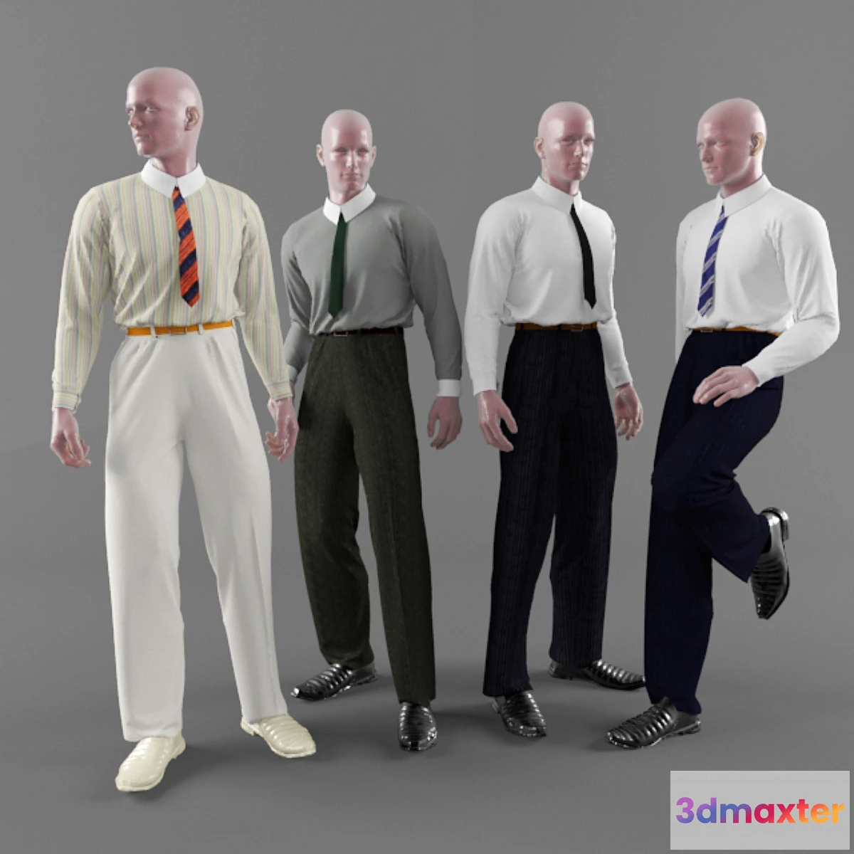 1272438 - Classic men’s clothing 3D Max